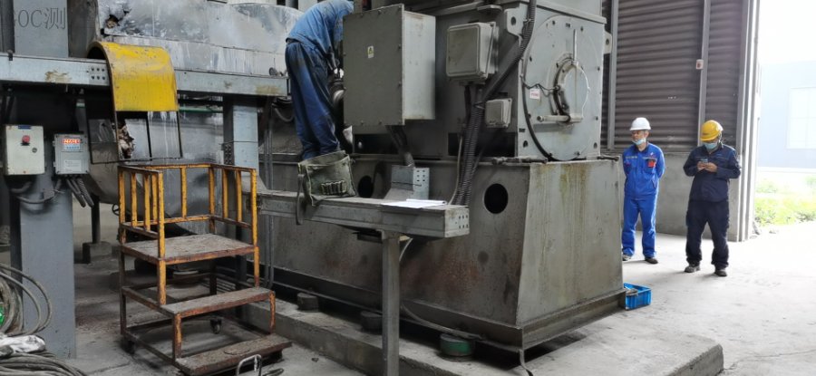 连铸机离线式振动分析