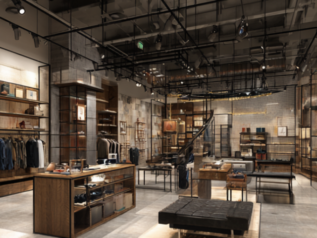 標準商鋪設計施工風格 誠信為本 四川臨發日盛裝飾工程供應