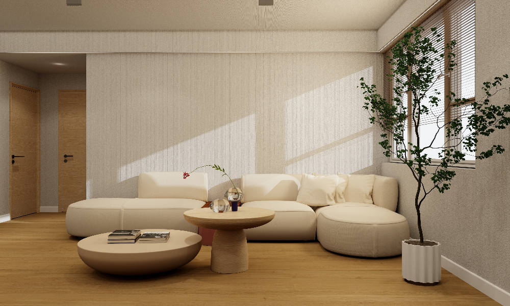 『綠地香頌』原木奶油風，溫柔家居的浪漫之選