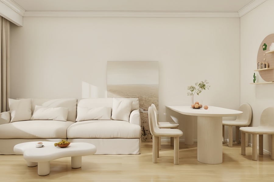 『安東小區(qū)』奶油風(fēng)生活，簡約而不簡單