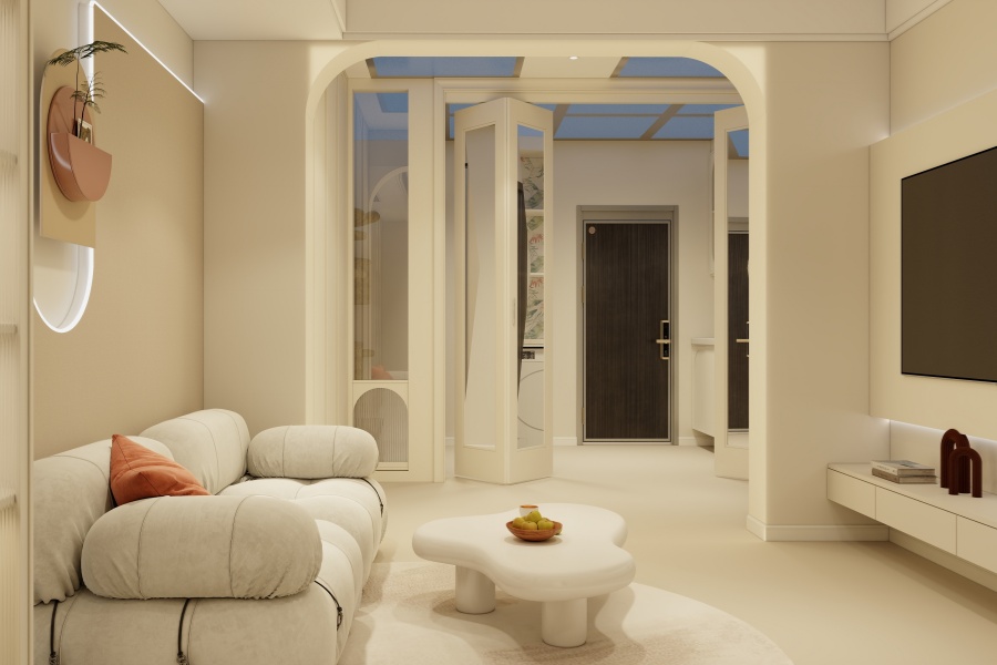 『金港花園』118m2奶油風(fēng)｜漫步云端的溫暖小家