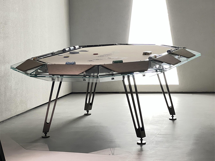 Impatia Unootto Glass 10-Person Poker Table
7ac3950a4b60e08ebc5191e9e2290672