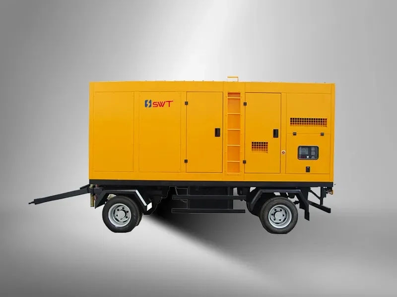 generator set and the trailer