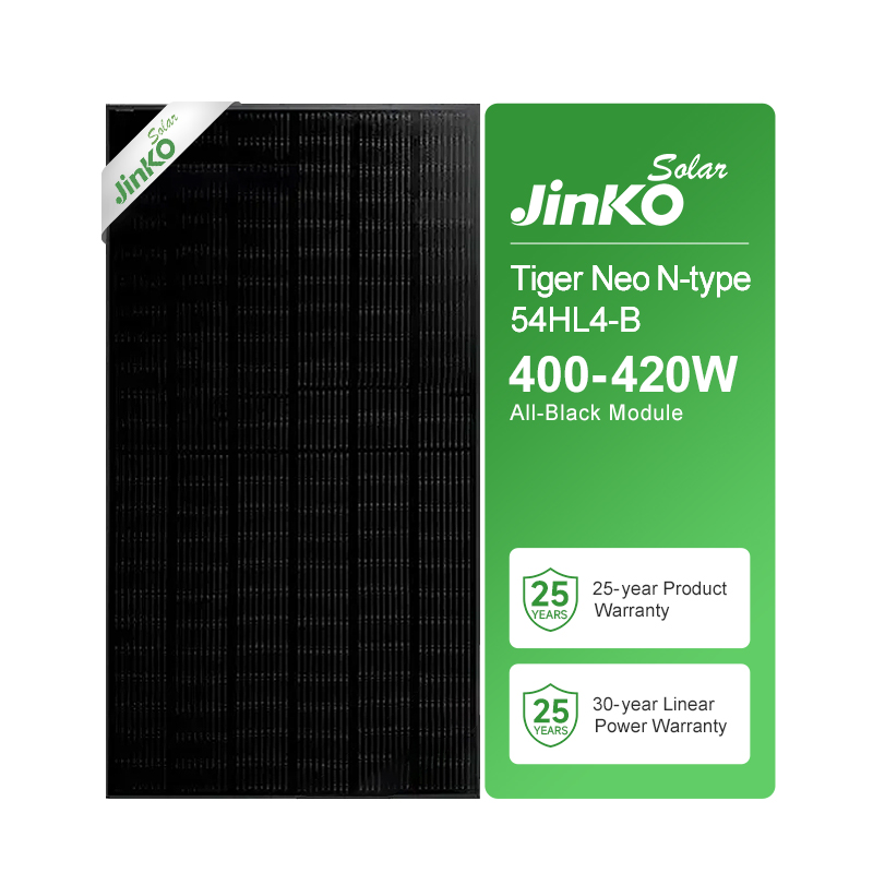 Jinko All Black Solar PV Mono Half Cell N-type 400W 405W 410W 415W 420W ...
