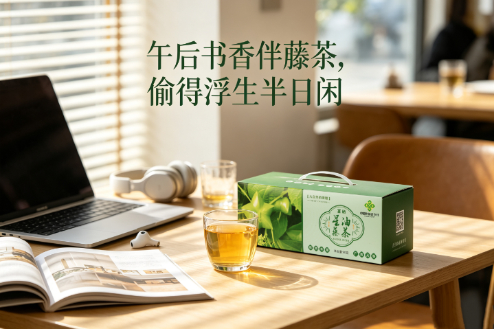北京有机星油藤茶礼品盒,星油藤茶