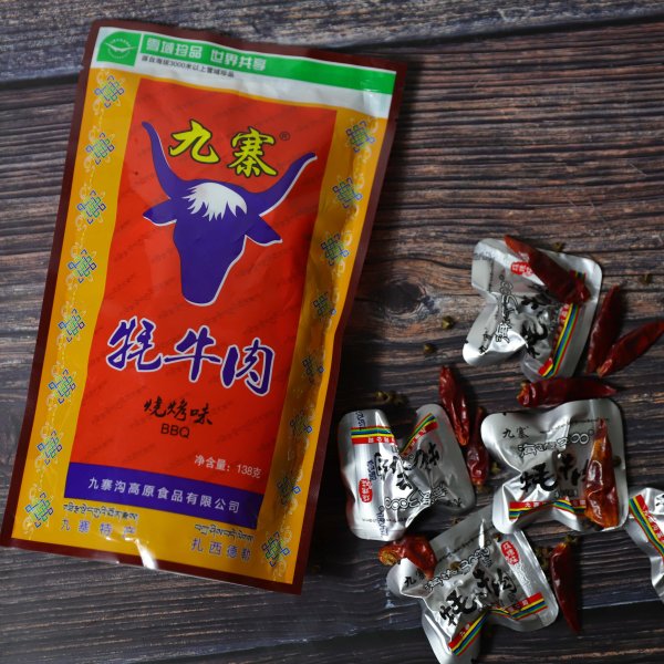 138g自立袋牦牛肉（五香、麻辣、香辣、燒烤）