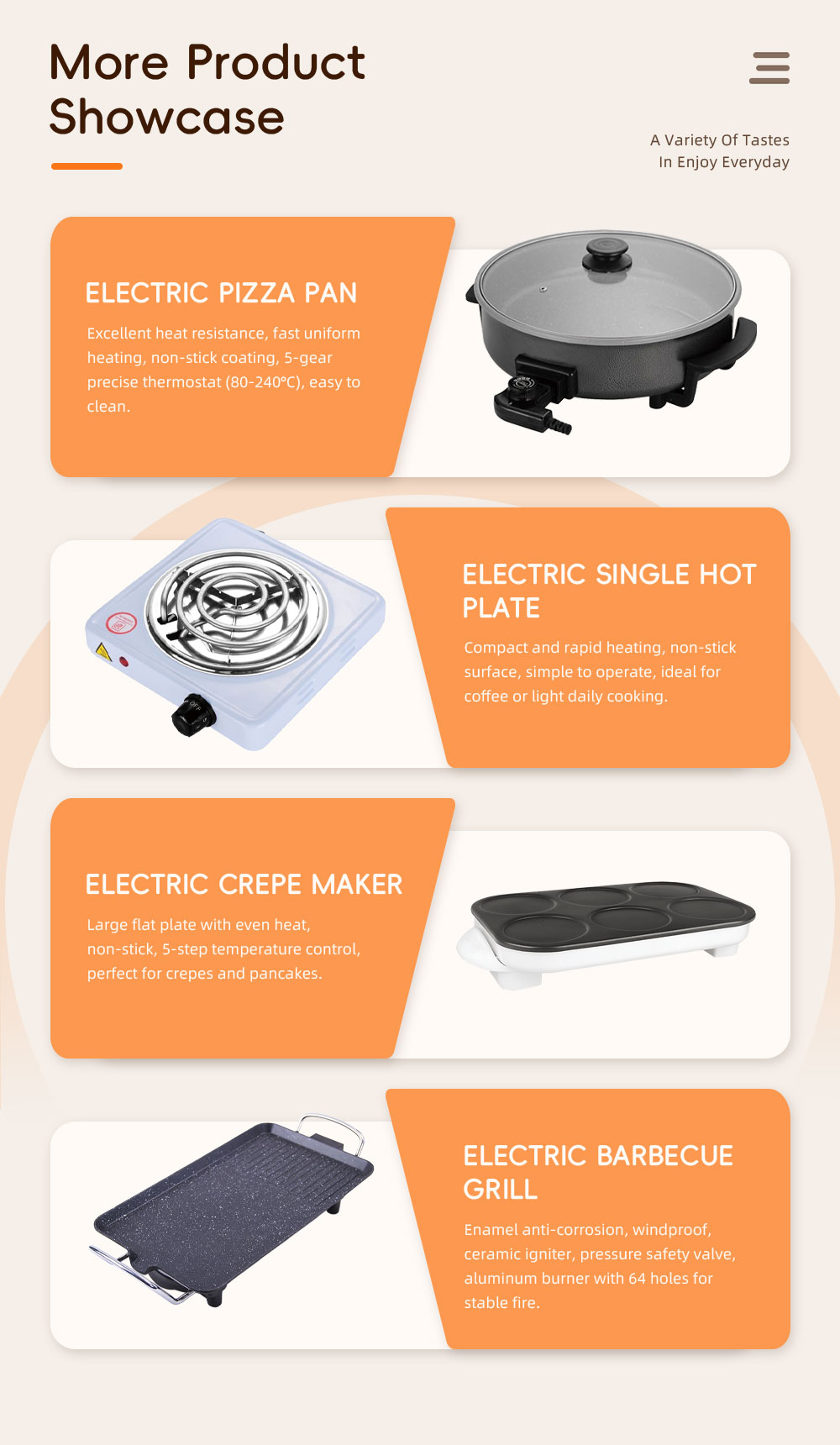 Rectangular Electric BBQ Griddle F-018
