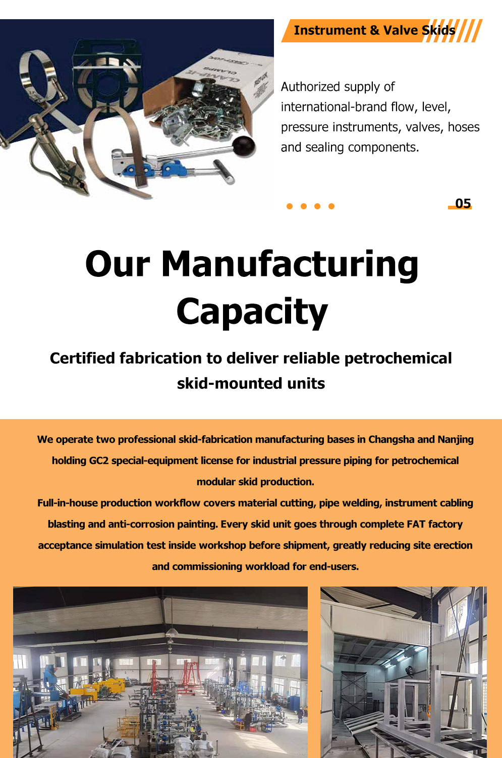 High‑Pressure Cleaning Skid