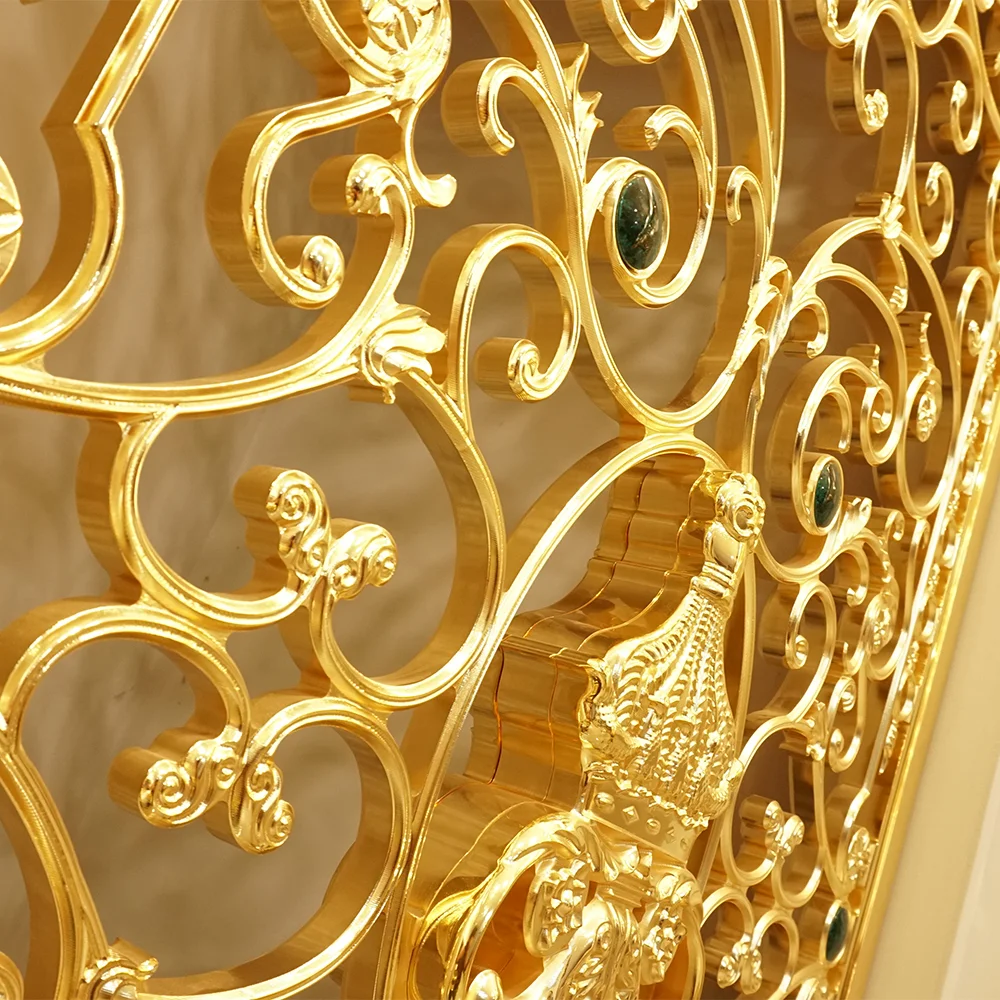 Luxury Balustrades Handrails New Design Stair Railing Copper Hotel ...