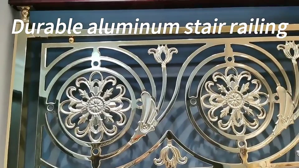 Custom Royal Metal Carved Brass Balusters Stair Railing Balustrades ...