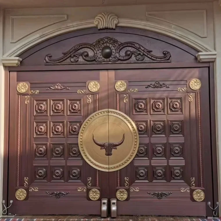 Copper Entrance Door
