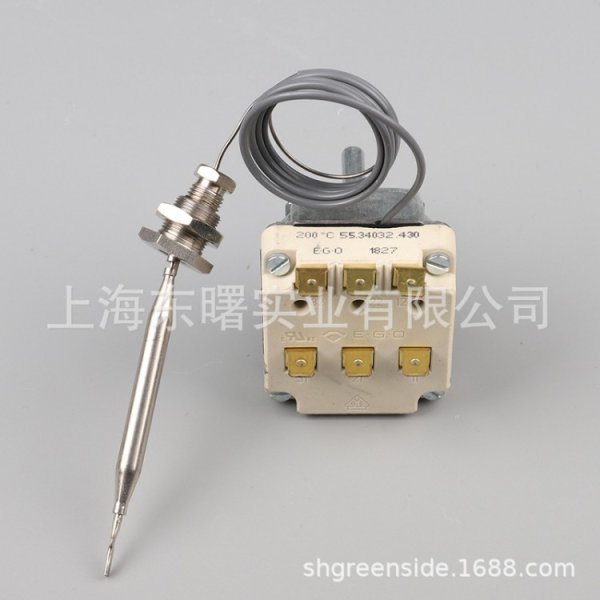 德國EGO 200度 55.34032.430 200℃帶原廠螺牙溫度控制器