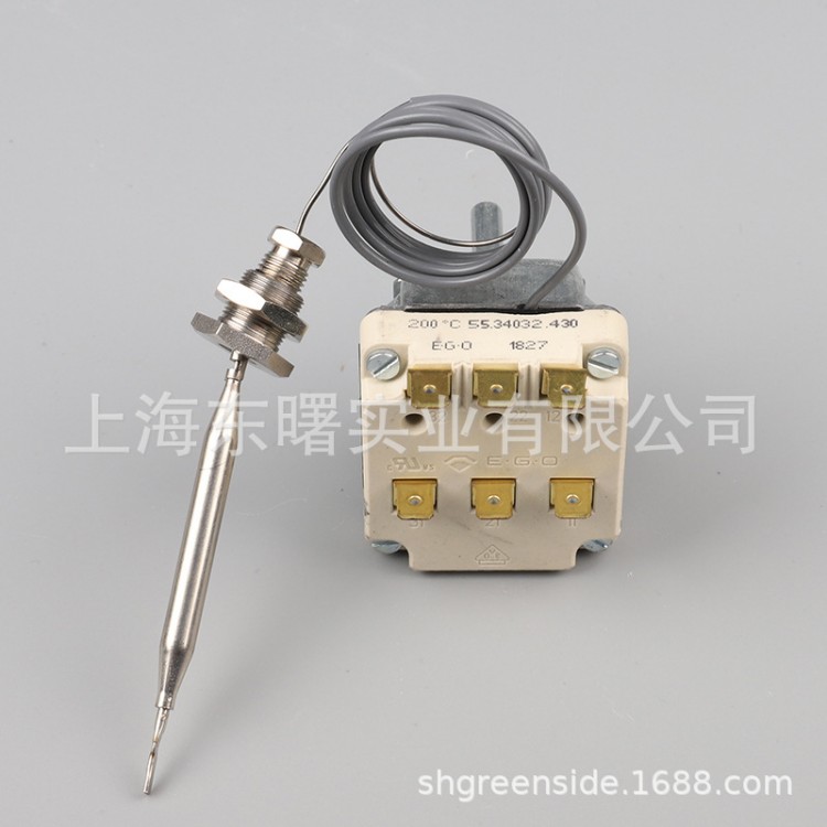 德國EGO 200度 55.34032.430 200℃帶原廠螺牙溫度控制器