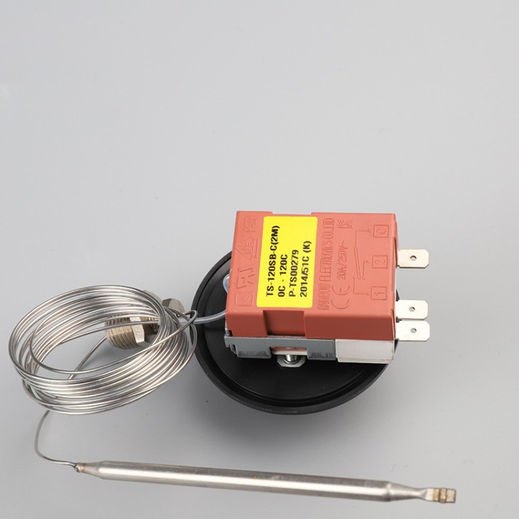 韓國(guó)彩虹2M線120度TS-120SB-C-2M單相帶螺牙溫控器