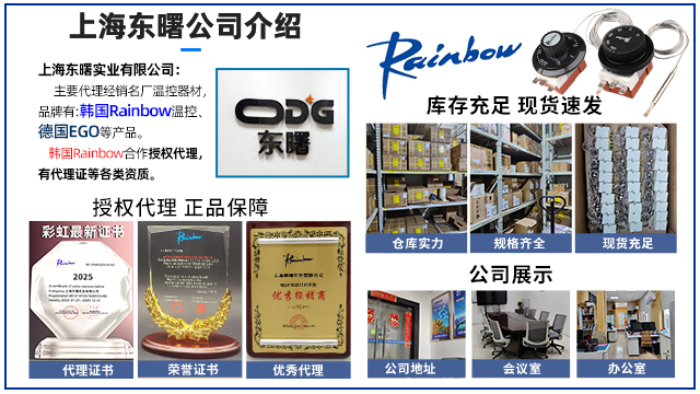 彩虹油炸機溫控器銷售 誠信互利 上海東曙實業供應