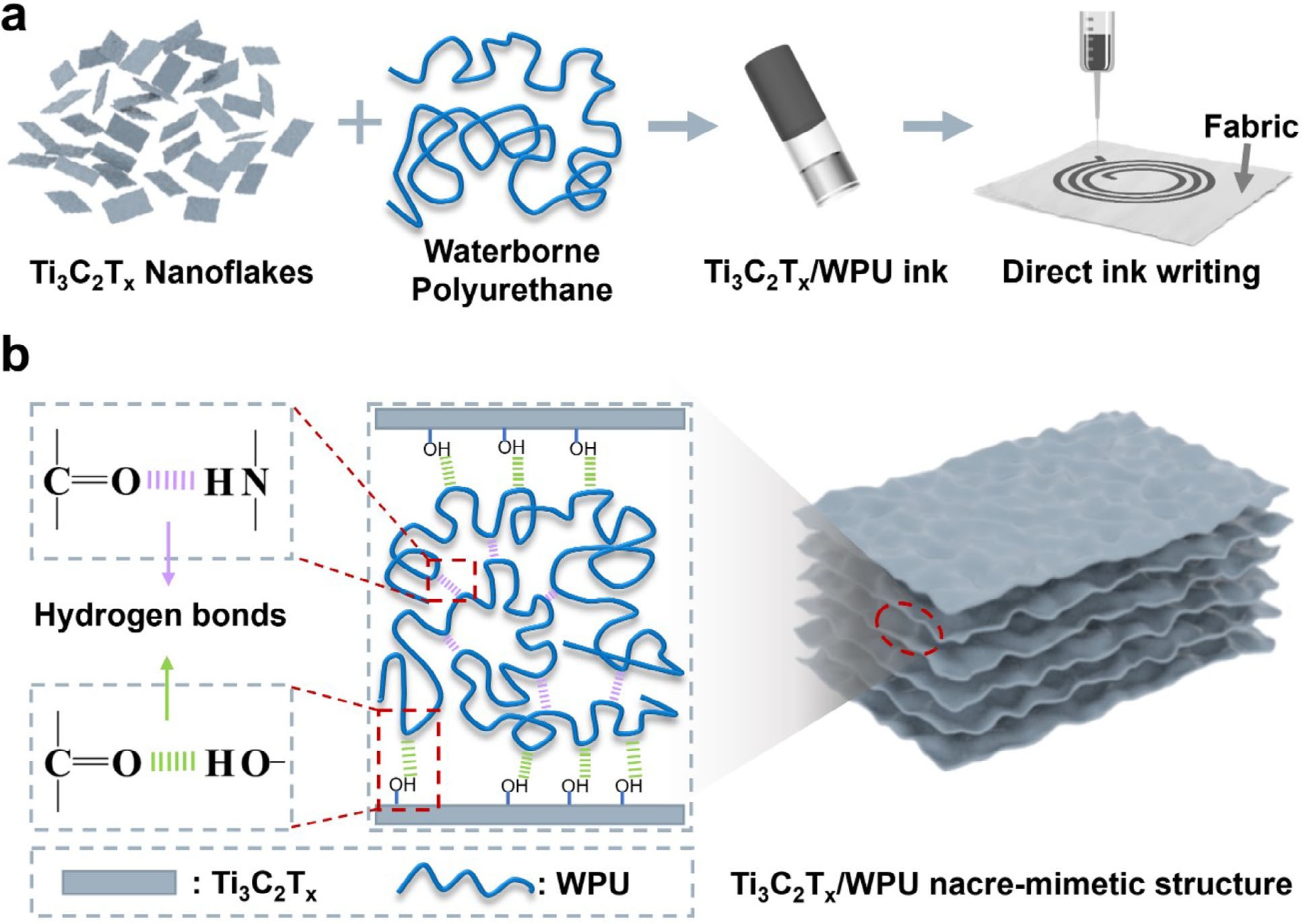 3D打印基于仿珍珠層 MXene 的電子紡織設(shè)備用于利用機(jī)器學(xué)習(xí)進(jìn)行傳感和呼吸模式識(shí)別