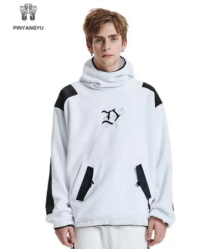 Custom Hoodie with High Neck