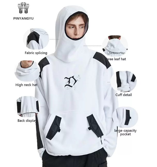 Hoodie with High Neck Hoodie with High Neck