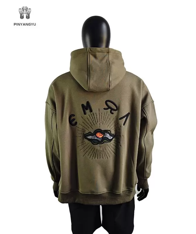 Custom 3D embroidered hoodies