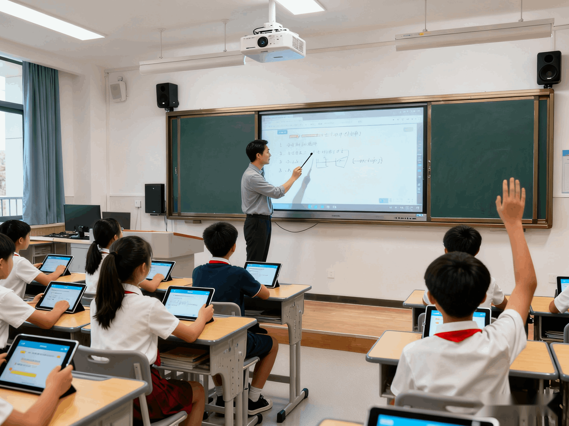 某某学院智慧教室 （多媒体互动教学系统）
