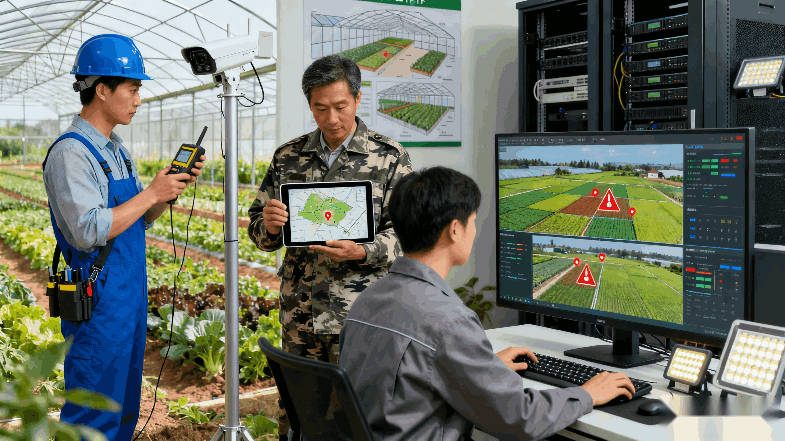 某某华葡萄种植专业合作社LED安装方案 （农业信息化配套）