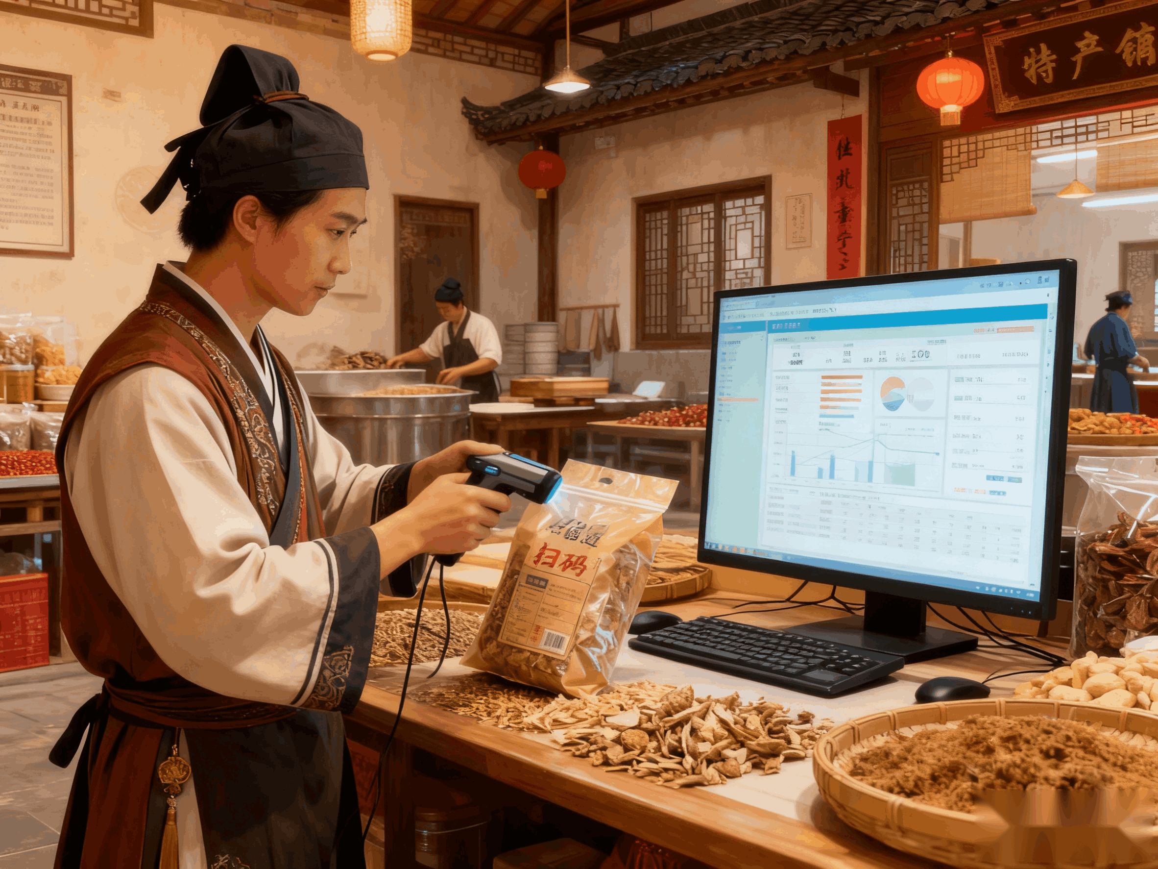 地方特产行业企业信息化管理方案