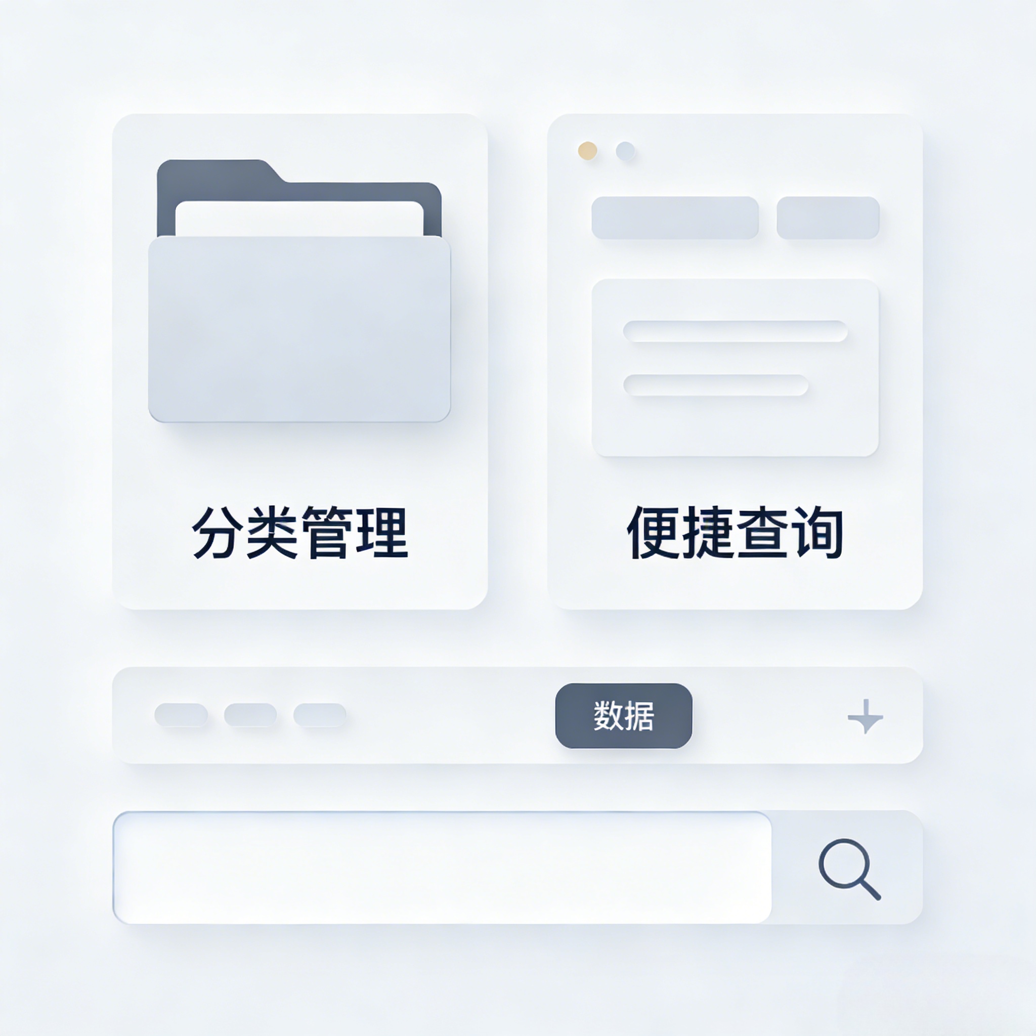 数字化分类管理，便捷化查询