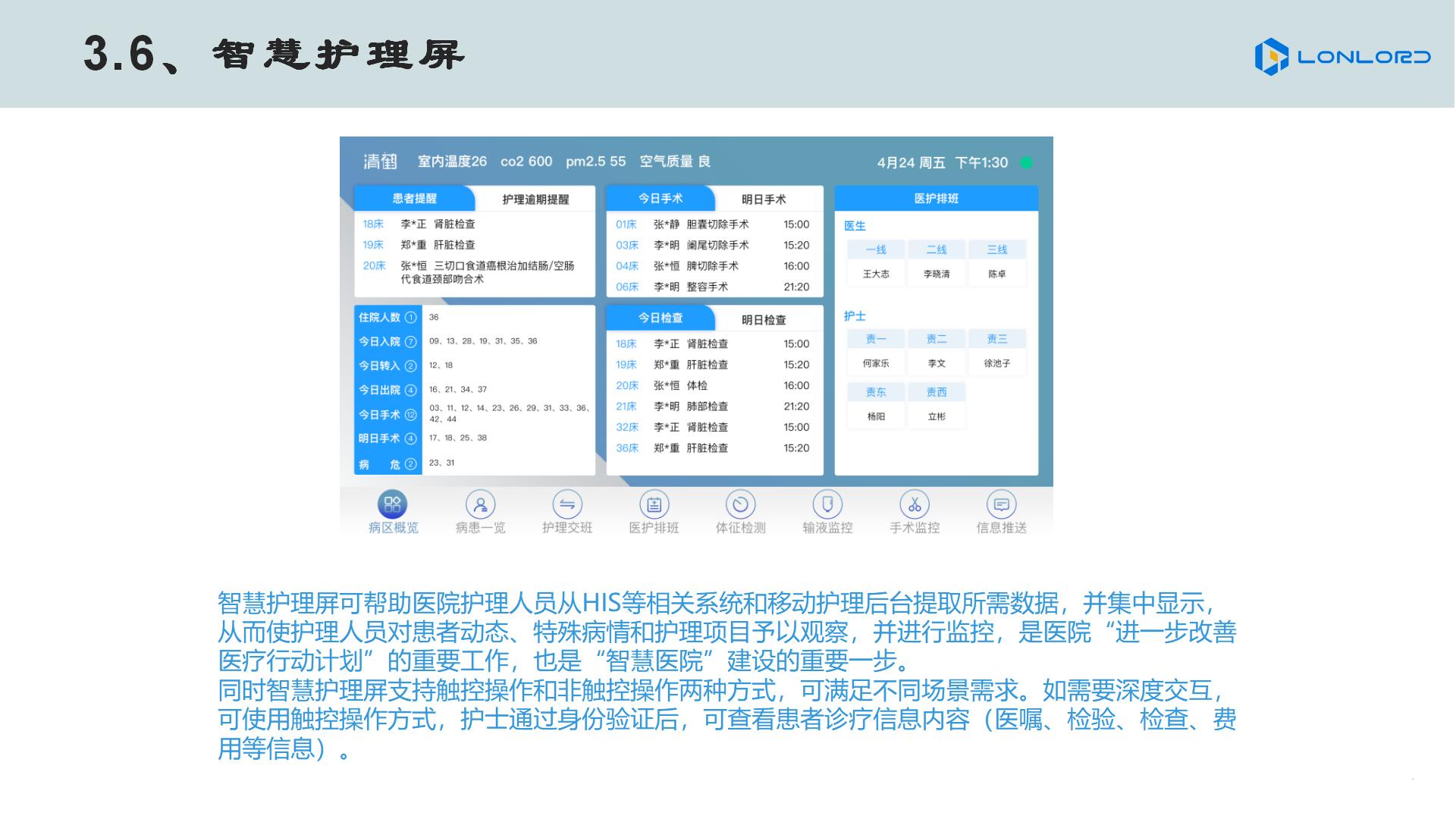 智慧醫(yī)療 智慧護(hù)理屏
