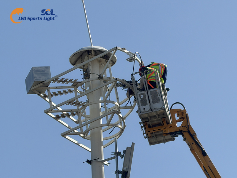 How many LED floodlights does a World Cup soccer stadium actually need?