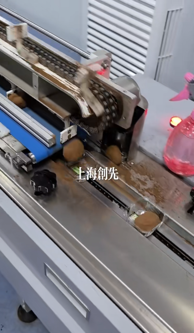麻薯自動裝盒包裝理料線