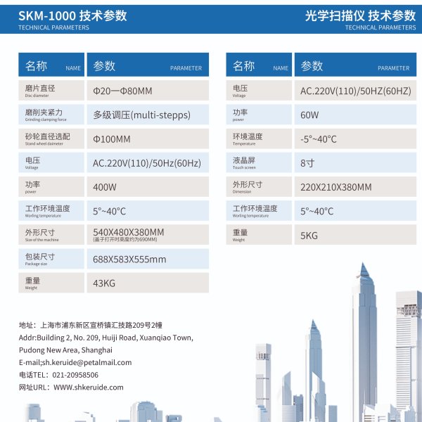 全自動免模板磨邊機SKM-1000