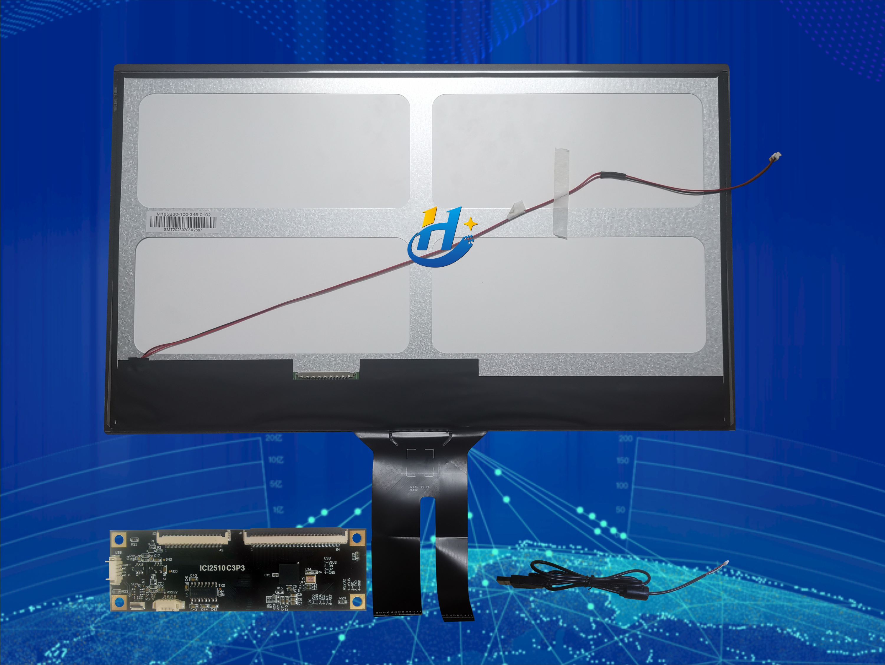 18.5寸觸摸顯示屏