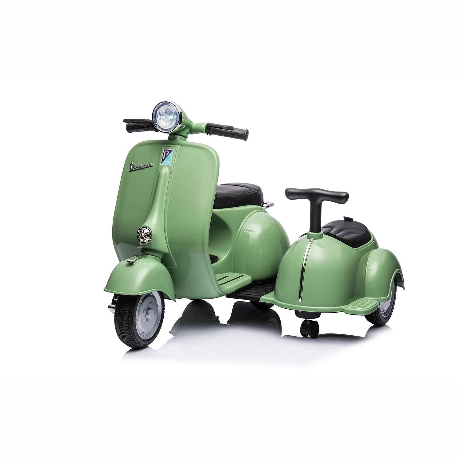 A8809 6V official Licensed VESPA Sidecar, Electric Children Car