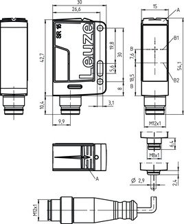 LS5B/XX-200-M12 對(duì)射光電傳感器（發(fā)送） 商品編號(hào)： 50149741