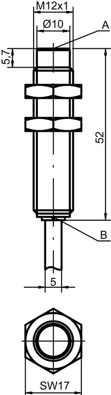 IS 212MM/4NO-10N 電感式開關(guān) 商品編號： 50109689