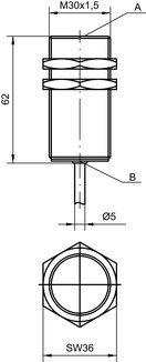 IS 230MM/4NO-10E 電感式開關(guān) 商品編號： 50109712