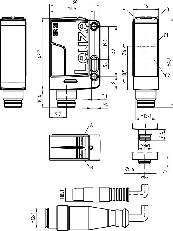 KFX-ET-20ML-20 塑料光纖按壓按鈕 商品編號： 50117765