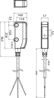 ET12/N 增強型漫反射光電傳感器 商品編號： 50140111