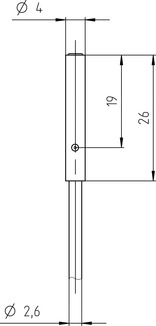 IS 104MP/2NO-1E2 電感式開關 商品編號： 50133810