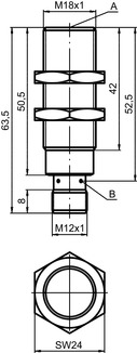 IS 218FM/4NO.5F-10E-S12 電感式開關 商品編號： 50109732