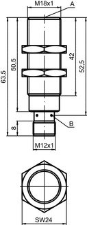 IS 218FM/4NO.5F-10E-S12 電感式開關 商品編號： 50109732