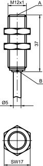 ISS 212MM/4NO-4E0 電感式開關 商品編號： 50109684