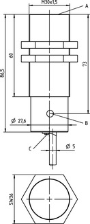 LCS-2M30B-F20NNO-K020V 電容傳感器 商品編號(hào)： 50136555