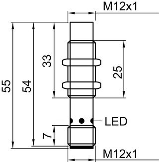 ISS 112MM/2NC-8N0-M12 電感式開(kāi)關(guān) 商品編號(hào)： 50136019