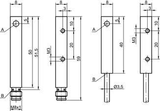 IS 288MP/4NO-1E5 電感式開關 商品編號： 50112885