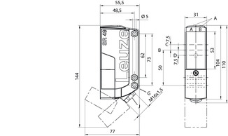 LS49C.8-TB 對射光電傳感器（發(fā)送） 商品編號： 50134451