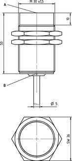 IS 230MM/1NC.3-15N 電感式開(kāi)關(guān) 商品編號(hào)： 50128153