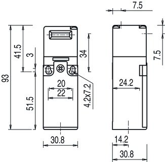 S20-P4C1-M20-FH-CF23-F1J2 安全開(kāi)關(guān) 商品編號(hào)： 63000107