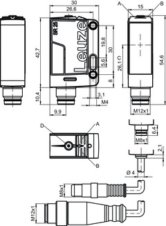 PRK5/P 帶偏振光片鏡的鏡反射型光電傳感器 商品編號： 50135306