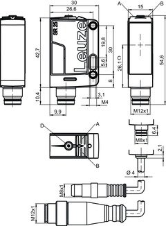 PRK5/P 帶偏振光片鏡的鏡反射型光電傳感器 商品編號： 50135306
